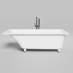 Salini ORLANDA Встраиваемая ванна 1700х750х600 мм, прямоуг. чаша, мат-л: S-Sense, матовый, белый (без слива-перелива!)