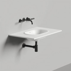 Salini Раковина S-Stone ONDA PLUS Essentials с 1 отв. под смеситель, 800 мм, матовая, белая