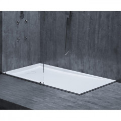 Salini CAPRI Поддон 1500х800х82мм, с сифоном, мат-л: S-Sense, матовый, белый