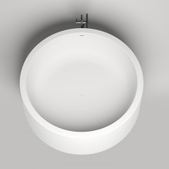 Salini Isola Ванна отдельностоящая 2000x2000x710 мм со встроенным сливом-переливом, каркасом: Белый глянцевый