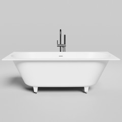 Salini ORNELLA AXIS KIT 180 Встраиваемая ванна 1800х800х600мм, прямоуг. ,мат-л: S-Sense, дон. кл. "Up&Down",слив -перел.белый матовый