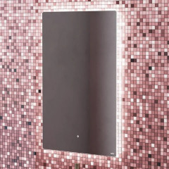 SALINI Зеркало для ванны OMBRA с LED подсветкой 700х900х25 мм, влагостойкое AGC Сrystalvision, сенс выкл, крепления,обогрев, антизапот