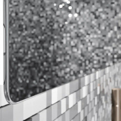 SALINI Зеркало для ванны OMBRA с LED подсветкой 1800х700х25 мм, влагостойкое AGC Сrystalvision, сенс выкл, крепления,обогрев, антизапот