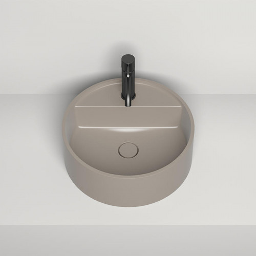 Salini ARMONIA TOP 202 Раковина на столешницу 450х450х116мм, с отв.под смеситель, мат-л: S-Stone, матовый, RAL7006