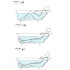 Salini ORLANDA KIT Встраиваемая ванна 1700х800х600мм, "Up&Down", сифон, щелевой слив-перелив, мат-л: S-Stone, матовый, белый. Фурнитура: белая.