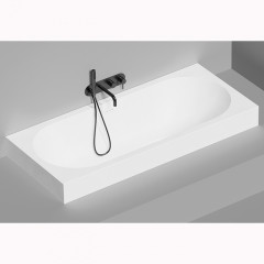 Salini ORNELLA AXIS KIT 170 Встраиваемая ванна 1700х750х600мм, прямоуг. ,мат-л: S-Sense, дон. кл. "Up&Down",слив -перел.белый глянцевый