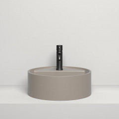 Salini ARMONIA TOP 202 Раковина на столешницу 450х450х116мм, с отв.под смеситель, мат-л: S-Stone, матовый, RAL7006