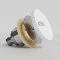 Salini Донный клапан для ванны "Up&Down"для ванн Paola 172, Paola Bassa 172 Nuova, Diva, Alda Nova, Agatha, Greca мат/ цвет: S-Sense, белый матовый