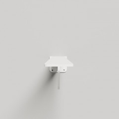 Salini Кронштейн 400*40*44мм для подвесной раковины/столешницы, цвет: белый матовый.