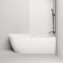 Salini SOFIA Corner R Ванна угловая правая 1700х850х590мм, дон кл "Up&Down"сифон, слив-пер, мат-л: S-Sense, белый глянцевый