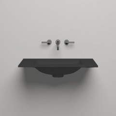 SALINI Столешница 800х500х15 мм, из материалв S-Stone, цвет матовый RAL 9011