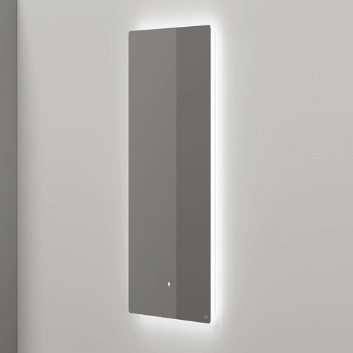 SALINI Зеркало для ванны OMBRA с LED подсветкой 800х900х25 мм, влагостойкое AGC Сrystalvision, сенс выкл, крепления,обогрев, антизапот