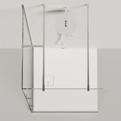 Salini OASI Поддон 900х900х30мм, с сифоном, мат-л: S-Stone, матовый, белый.