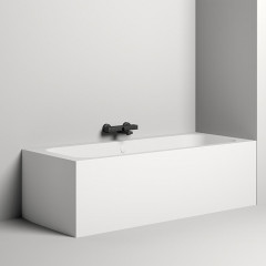 Salini ORLANDA AXIS Встраиваемая ванна на ножках 1911х800х600мм, мат-л: S-Sense, белый матовый (без слива-перелива)