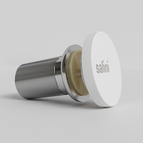 Salini Донный клапан для раковины D502 "Up&Down" для Armonia, Gloria 312, цвет: S-Sense, белый глянцевый