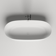 Salini SOFIA Ванна отдельностоящая 1650x750x600мм, донный клапан "Up&Down", сифон, слив-перелив, мат-л: S-Stone, матовый, белый. Фурнитура: белая.