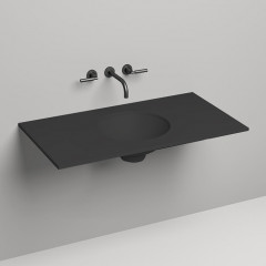 SALINI Столешница 1000х500х15 мм, из материалв S-Stone, цвет матовый RAL 9011