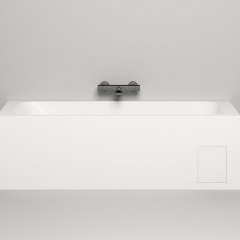 Salini ORLANDA Встраиваемая ванна 1700х800х600мм, прямоуг. чаша, мат-л: S-Stone, матовый, белый (без слива-перелива!)