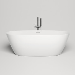 Salini SOFIA Ванна отдельностоящая 1650x750x600мм, донный клапан "Up&Down", сифон, слив-перелив, мат-л: S-Stone, матовый, белый. Фурнитура: белая.