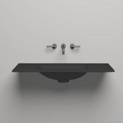 SALINI Столешница 1000х500х15 мм, из материалв S-Stone, цвет матовый RAL 9011