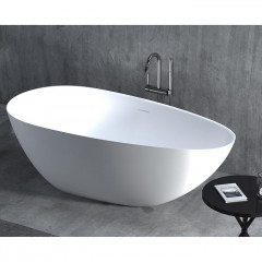 Salini PAOLA In Ванна отдельностоящая 1720х827х578мм, "Up&Down", сифон, слив-перелив, (нужен подиум) S-Sense, глянцевый, белый. Фурнитура: белая.