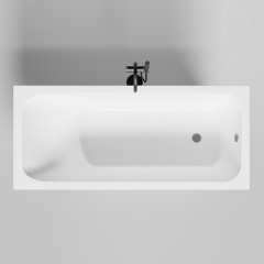 Salini ORLANDA Встраиваемая ванна 1700х750х600 мм, прямоуг. чаша, мат-л: S-Sense, глянцевый, белый (без слива-перелива!)