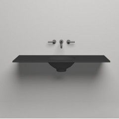 SALINI Столешница 1200х500х15 мм, из материалв S-Stone, цвет матовый RAL 9011