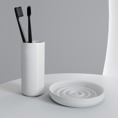 SALINI GOCCE Стакан 60х120 мм., настольный, S-Stone, цвет белый матовый