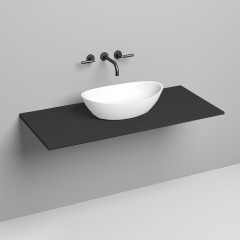 SALINI Столешница 1200х500х15 мм, из материалв S-Stone, цвет матовый RAL 9011