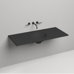 SALINI Столешница 1200х500х15 мм, из материалв S-Stone, цвет матовый RAL 9011