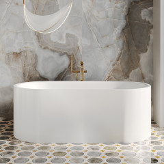 Salini Perla Ванна S-Stone 170x80 , цвет белый матовый