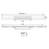 TECE Профиль для душа TECEdrainprofile, 900 мм, PVD Brushed Black Chrome