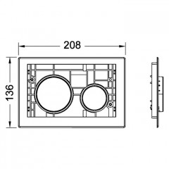 TECE Клавиши TECEloop, белые матовые