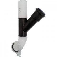 TECE Сливной патрубок с отводом для подключения к вентиляции DN 70, 90 градусов , отвод вправо