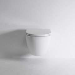 TECEspring R Комплект: Унитаз подвесной, со смывом Tornado flush, сиденье Slim с микролифт и быстрым снятием, белый глянец (Приход ожид 10-13 дек!)