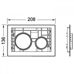 TECE Клавиши TECEloop, черные матовые