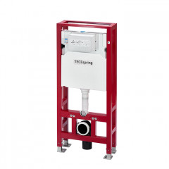 TECEspring Застенный модуль для унитаза с двойной рамой, присоединение к канализации DN90 (без панели смыва) (аналог S500393)