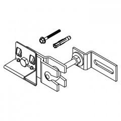 TECE Крепление одинарное поворотное, комплект 2 шт