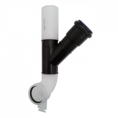 TECE Сливной патрубок с отводом для подключения к вентиляции DN 50,45, отвод вправо