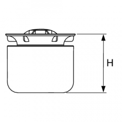TECE Погружной стакан с мембраной для сифонов TECEdrainpoint S