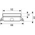TECE Стеклянная панель TECEdrainline, 1200 мм, черная