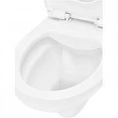 TECE Комплект TECEspring, панель смыва с круглыми кнопками, черн.мат./хром глянц.+ унитаз Basic + сиденье (С Нашего склада!)