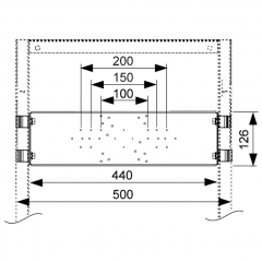 TECE Монтажная пластина для фитингов для установки в модуль