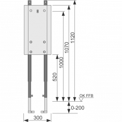 TECE Модуль для монтажа ручек