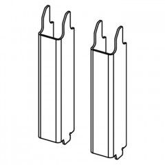 TECE Кронштейны для унитазов с уменьшенной высотой, 2 шт.