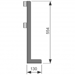 TECE Опора для отдельно стоящей стены