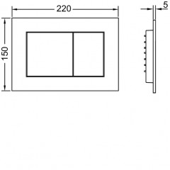 TECEplanus, 2 клав., состаренная медь