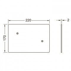TECEflushpoint Заглушка
