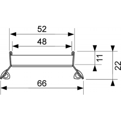 TECE Лоток "plate2", 900 мм, основа для плитки, нержавеющая сталь