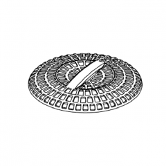 TECE Решетка для сифонов TECEdrainpoint S